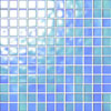 Mosaic PALETTE BLUE MIX GLOSSY MOSAIC