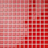 Mosaic PALETTE RED GLOSSY MOSAIC
