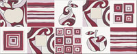 Decor PENNE VIOLET INSERTO