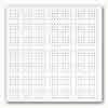 Suspended ceiling tile AMF THERMATEX Symetra  RG 4 - 16 4x4 (Blocklochung)